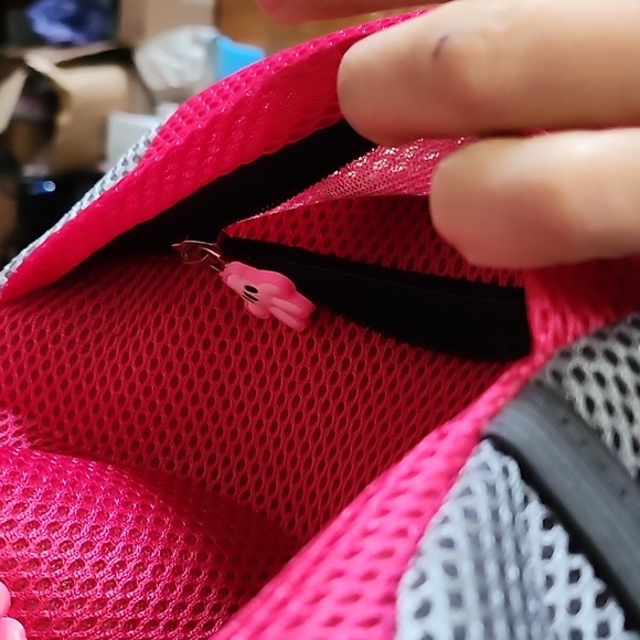 SPORT Pet Carrier Back/Front Pack Pink/Gray/Black SIZE: MEDIUM - Picture 5 of 8